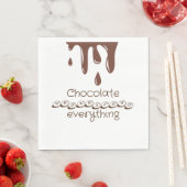 Grappige chocolade servet (Insitu)