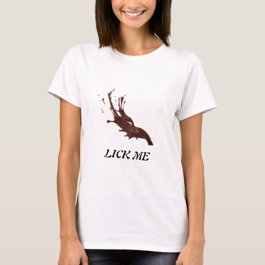 GRAPPIGE CHOCOLADE T-SHIRT (Voorkant)