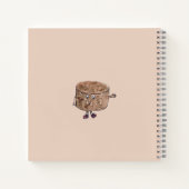 Grappige chocoladetaart citaat notitieboek (Achterkant)