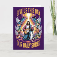 Grappige Christelijke Gitaar Muziek Verjaardag