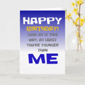 Grappige Christelijke Happy Birthday Kaart (Gele Bloem)