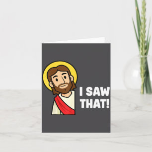 Grappige Christelijke Humor Zeggende Jezus Ik Zag Kaart