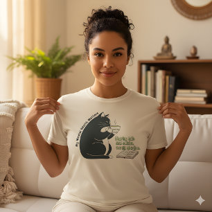 Grappige christelijke kat en matcha, christelijke t-shirt