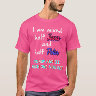 Grappige Christelijke meme T-shirt