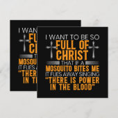 Grappige christelijke religieuze dienaar van God g Kaart (Voorkant / Achterkant)