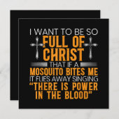 Grappige christelijke religieuze dienaar van God t Kaart (Voorkant / Achterkant)