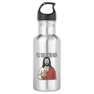 Grappige Christelijke Vader Citaat Vintage Waterfles