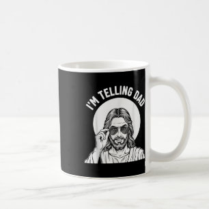 Grappige christen Ik zeg papa Gezegend & Humor Koffiemok