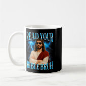 Grappige christen lees je bijbel broer koffiemok (Links)