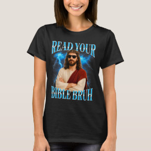 Grappige christen lees je bijbel broer t-shirt