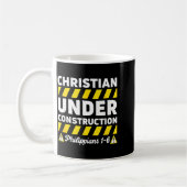 Grappige christen onder constructie Filipenzen 1-6 Koffiemok (Links)