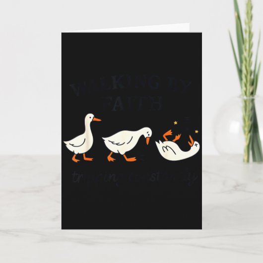 Grappige christen – Wandelen door het geloof Drieh Kaart (Voorkant)