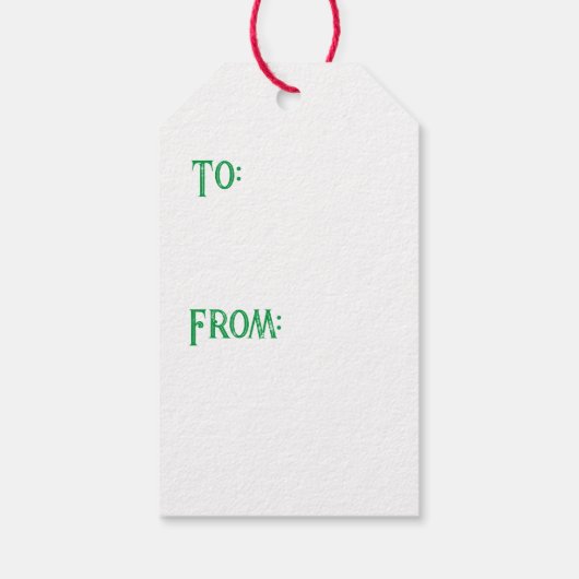 Grappige Christmas Frog Rock Band Gift Wrap To Fro Cadeaulabel (Achterkant)