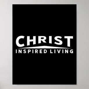 Grappige Christus geïnspireerde levende piek Jezus Poster