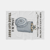 Grappige chronische ziekte cadeau, chronische ziek fleece deken (Voorkant (Horizontaal))