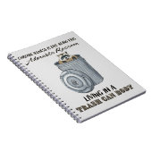 Grappige chronische ziekte cadeau, chronische ziek notitieboek (Rechterzijde)