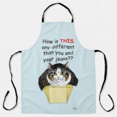 Grappige Chubby Tabby Cat Box Schort (Voorkant)