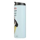 Grappige Chubby Tabby Cat Box Thermosbeker (Geroteerd rechts)