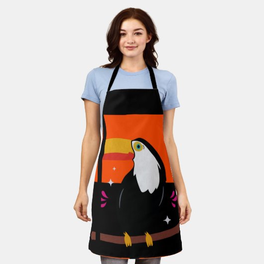 Grappige Chunky Toucan Bird Schort (Gedragen)