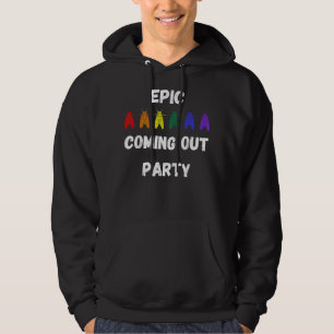 Grappige Cicada Gay Pride Insect Cicadas komt uit Hoodie