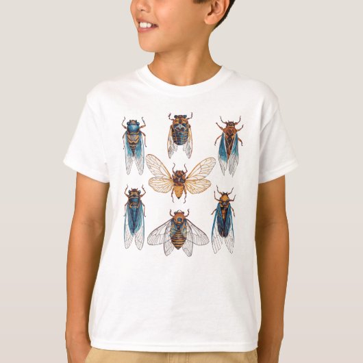 Grappige Cicaden Insect Bug Grafisch Cicade Liefhe T-shirt (Voorkant)