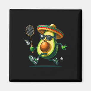 Grappige Cinco de Mayo avocado toont Dominton vaar Magneet