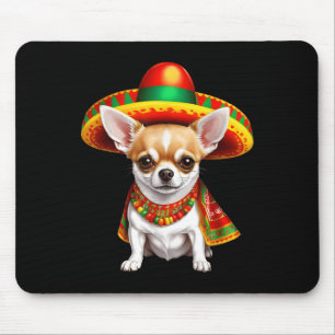 Grappige Cinco de Mayo Chihuahua Hondenliefhebbers Muismat