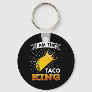 Grappige Cinco De Mayo Eten Ik Ben De Taco Koning  Sleutelhanger
