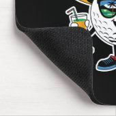 Grappige Cinco de Mayo Golf Byll met Sombrero Marg Muismat (Hoek)