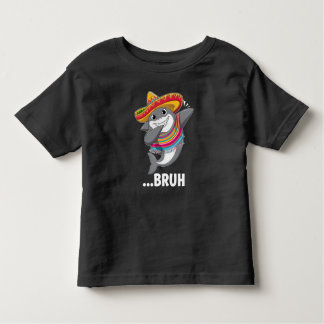 Grappige Cinco de Mayo Haai Dabbing Sombrero Kinder Shirts