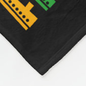 Grappige cinco de mayo heilige guacamole feest tij fleece deken (Hoek)