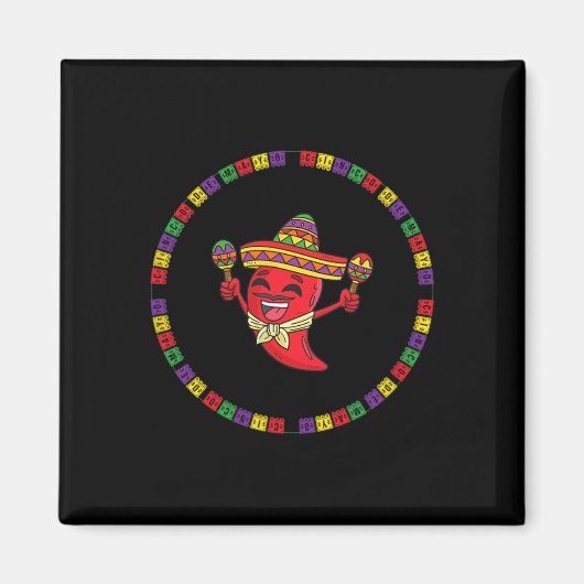Grappige Cinco De Mayo Magneet (Voorkant)