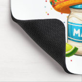 Grappige Cinco de Mayo Mayonnaise Jar Fiesta Manne Muismat (Hoek)