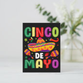 Grappige Cinco de Mayo Mexicaan Feestdagenkaart (Staand voorkant)
