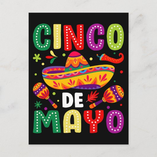 Grappige Cinco de Mayo Mexicaan Feestdagenkaart (Voorkant)