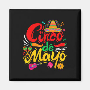 Grappige Cinco De Mayo Mexicaans Fiesta Feest 5 De Magneet