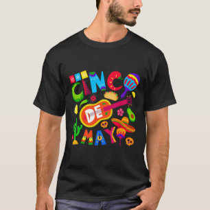 Grappige Cinco De Mayo Mexicaanse 5 De Mayo Laten T-shirt