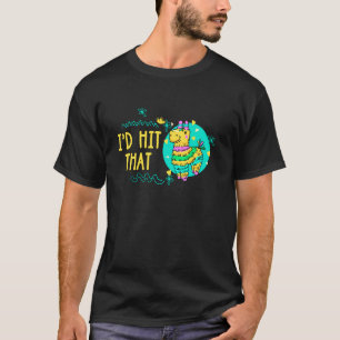 Grappige Cinco De Mayo Mexicaanse Feest Ik Zou Die T-shirt