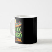Grappige Cinco de Mayo Mexicaanse immigrant Relax Koffiemok (Voorkant links)