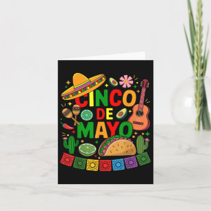 Grappige Cinco De Mayo Mexicaanse Sombrero Pet Man Kaart