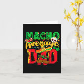 Grappige Cinco de Mayo Nacho gemiddelde vader Mexi Kaart (Gele Bloem)