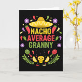 Grappige Cinco De Mayo Nacho Gewone Oma Kaart (Gele Bloem)