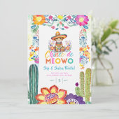 Grappige Cinco De Mayo Sla-en-Salsa-Kat-FIESTA     Kaart (Staand voorkant)