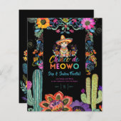 Grappige Cinco De Mayo Slurpen en Salsa Kat FIESTA (Voorkant / Achterkant)