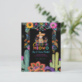 Grappige Cinco De Mayo Slurpen en Salsa Kat FIESTA (Staand voorkant)