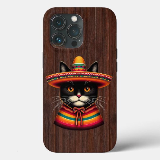 Grappige Cinco De Mayo Sombrero Festival Mexicaans Case-Mate iPhone Case (Achterkant)