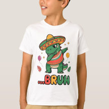 Grappige Cinco de Mayo T-Reext Dabbing Fiesta