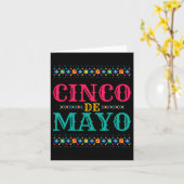 Grappige Cinco De Mayo Voor Mexicaans Feest 2 Kaart (Gele Bloem)