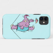 grappige circusolifant over tightrope Case-Mate iPhone case (Achterkant (horizontaal))