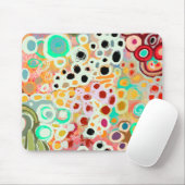 grappige cirkels muismat (Met muis)